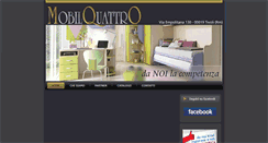 Desktop Screenshot of mobilquattroarredamenti.it